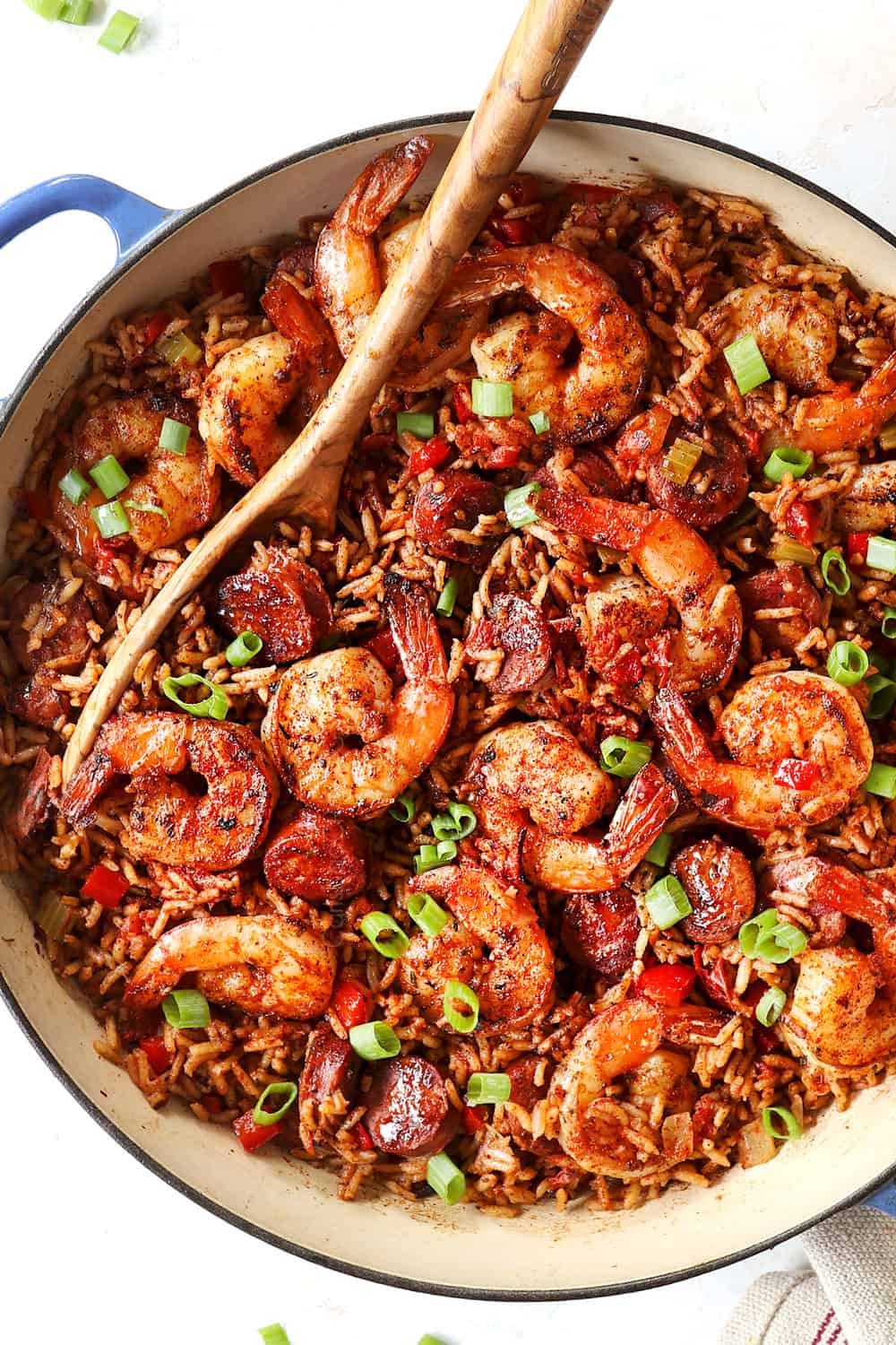Sautéed Cajun Shrimp and Andouille Sausage with Rice