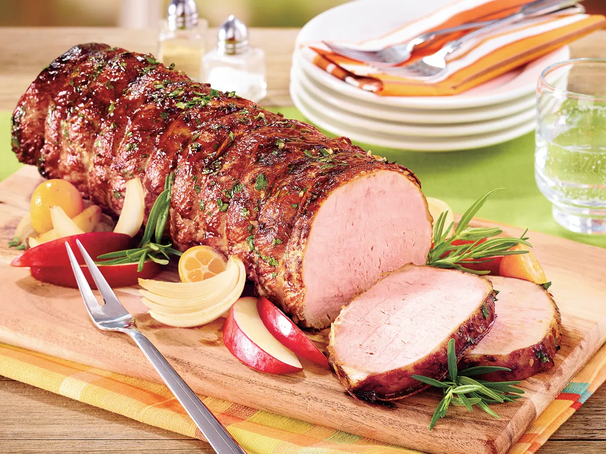 Honey-Mustard Glazed Pork Roast