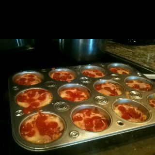 Mini Pepperoni and Mozzarella Pizzas with Rosemary