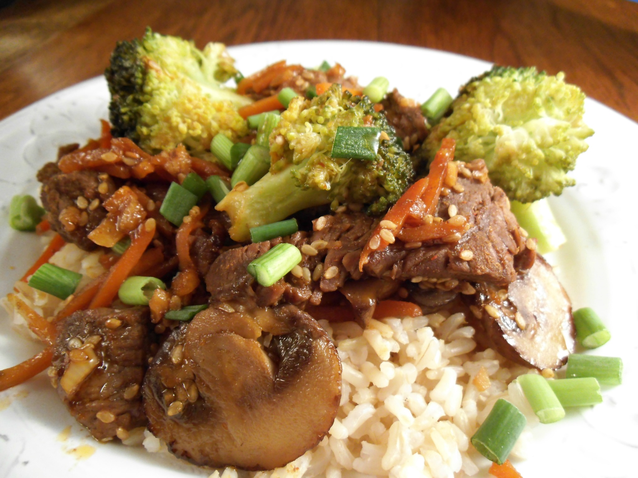 Beef Stir-Fry with Broccoli and Sesame Oil