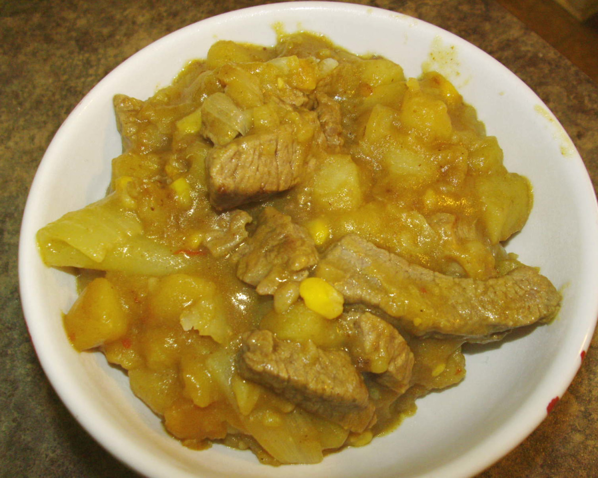Curried Beef Braised with Potatoes