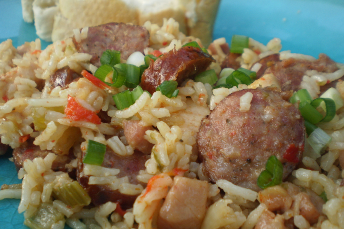 Sautéed Chicken and Andouille Jambalaya