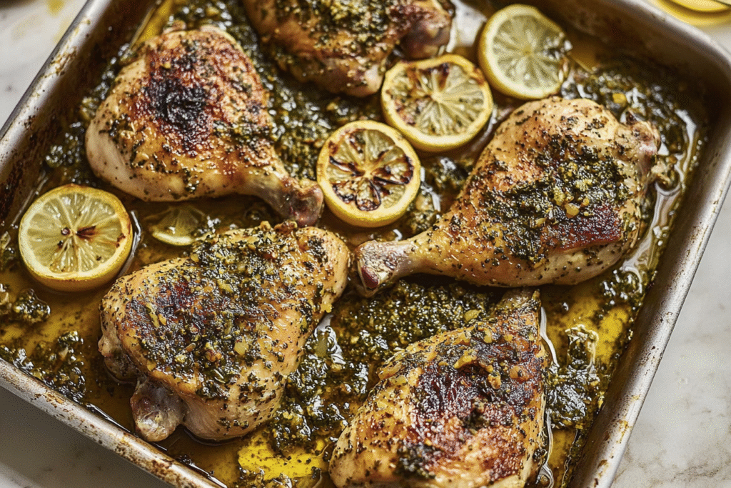 Za'atar-Rubbed Chicken with Roasted Root Vegetables