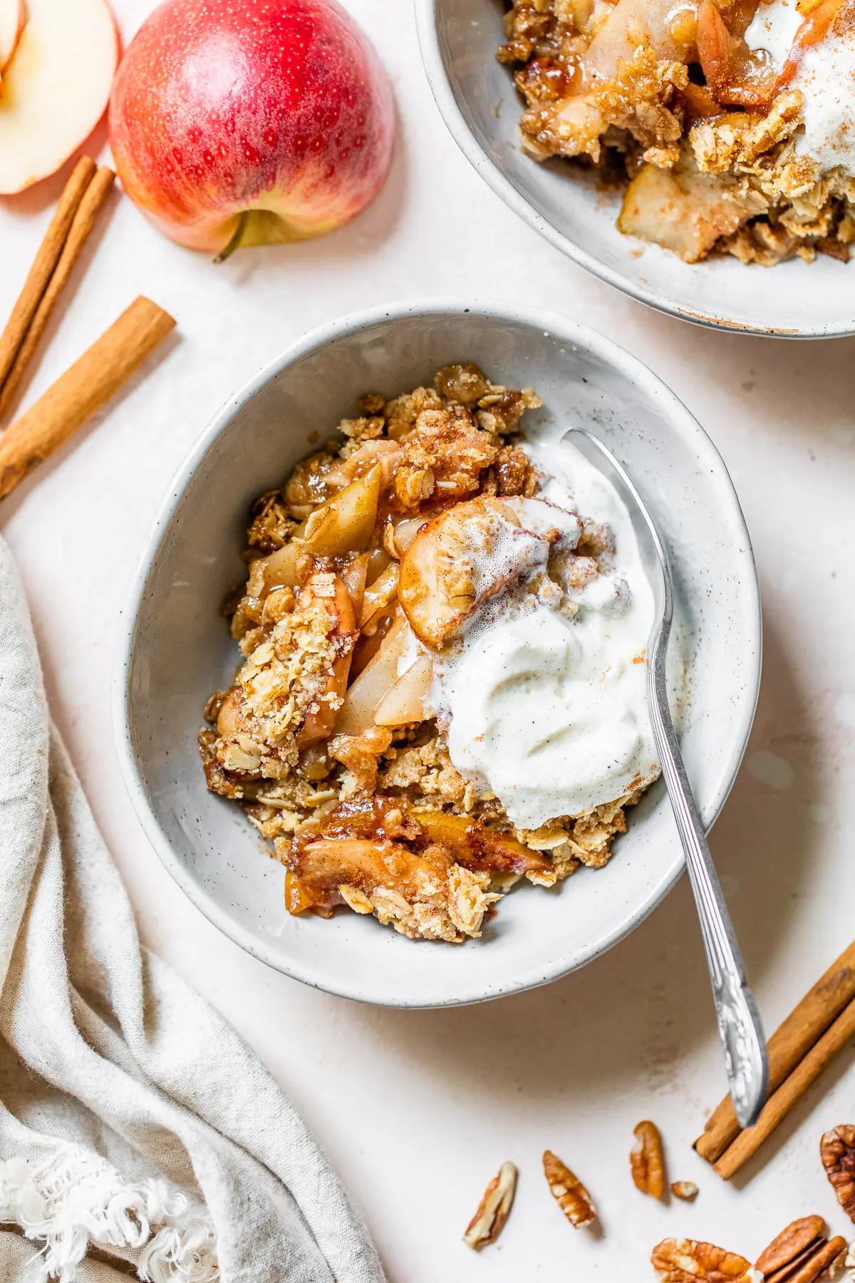Gluten-Free Apple Crisp with Almond Oat Topping