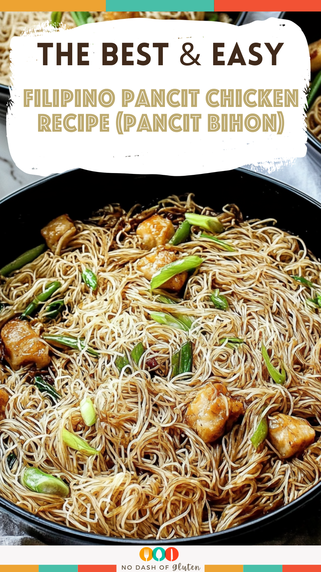 Quick Chicken and Cabbage Pancit with Soy-Ginger Sauce