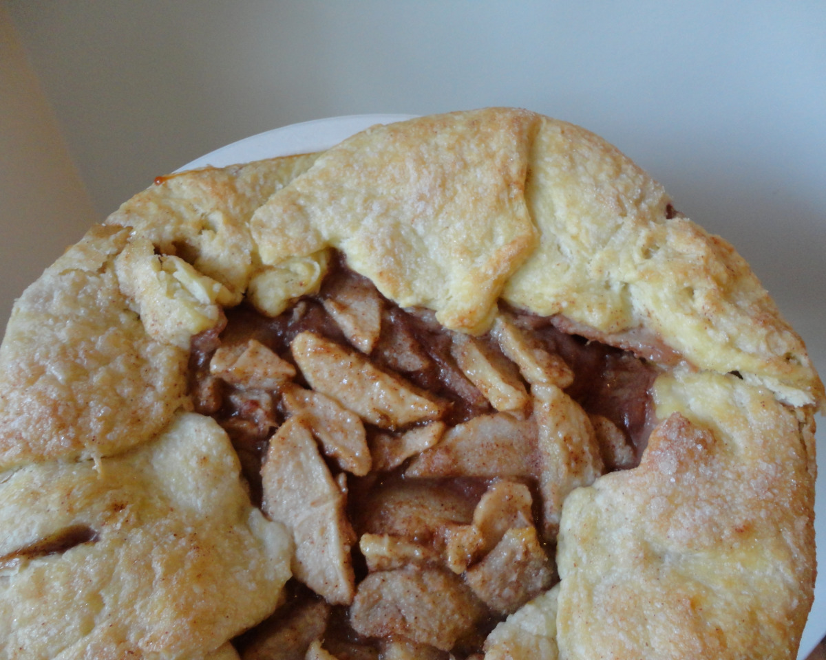 Honey-Glazed Pear Tart with Almond Crust