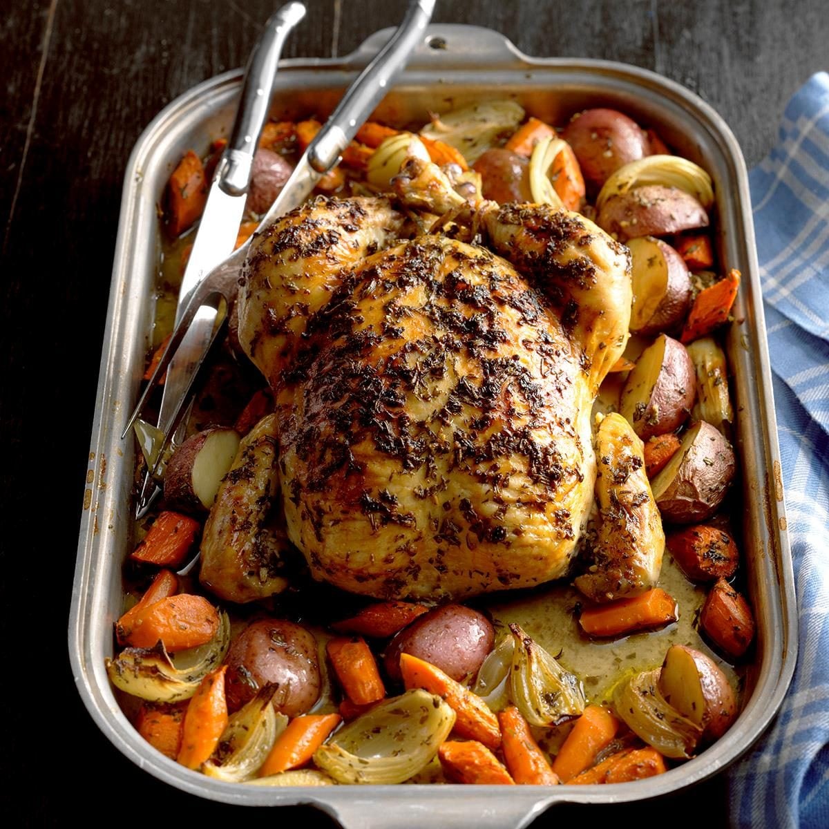 Herb-Roasted Chicken with Rosemary