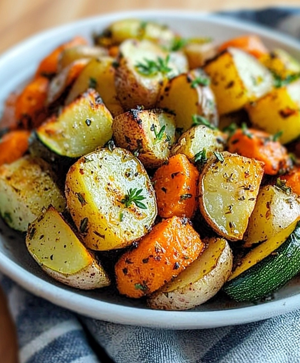 Herb-Roasted Root Vegetables with Garlic and Olive Oil