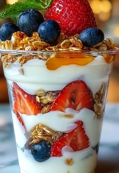 Fresh Berry and Yogurt Parfait
