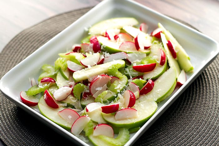 Horseradish-Infused Green Apple and Radish Salad