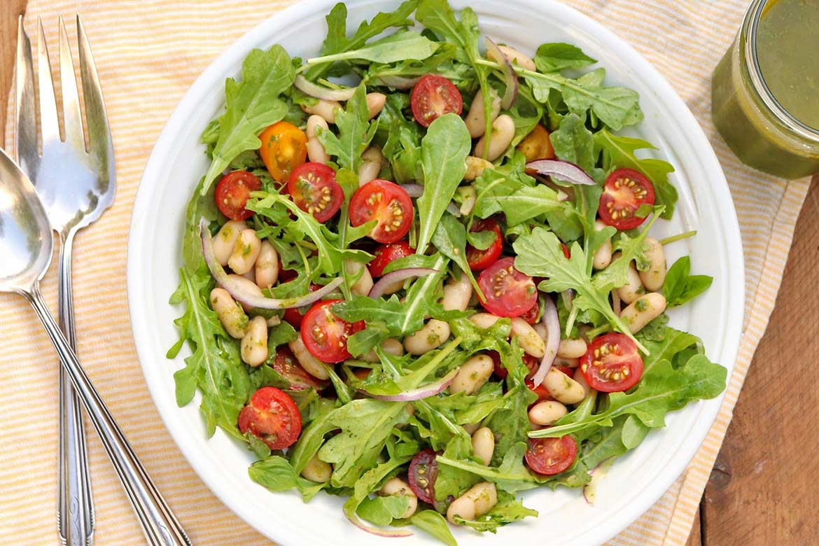 Herb-Infused Tomato and White Bean Salad