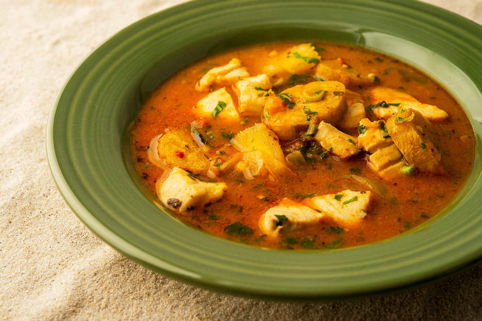 Pernambucan Fish Stew with Coconut and Bell Peppers