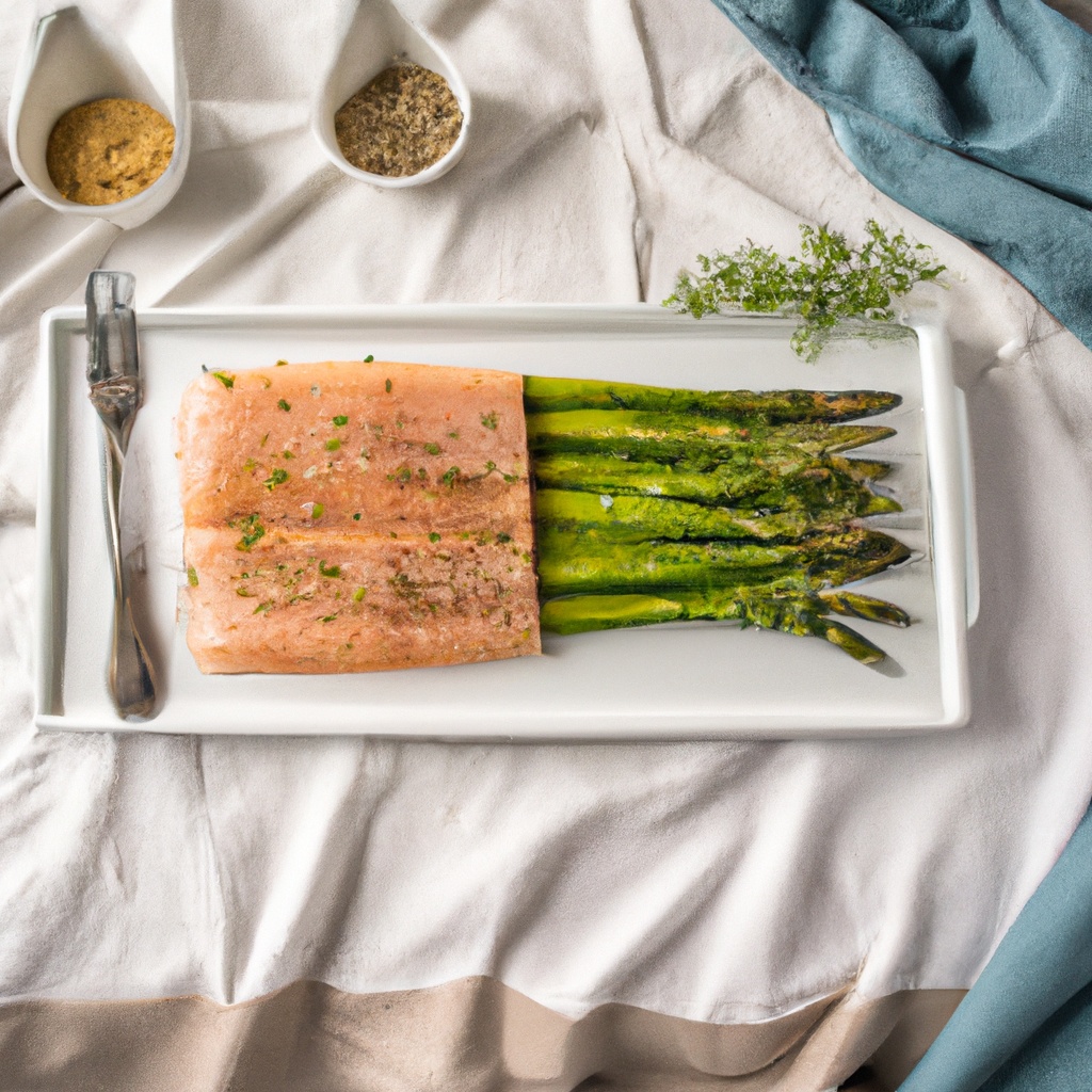 Sheet Pan Turmeric-Ginger Salmon with Asparagus