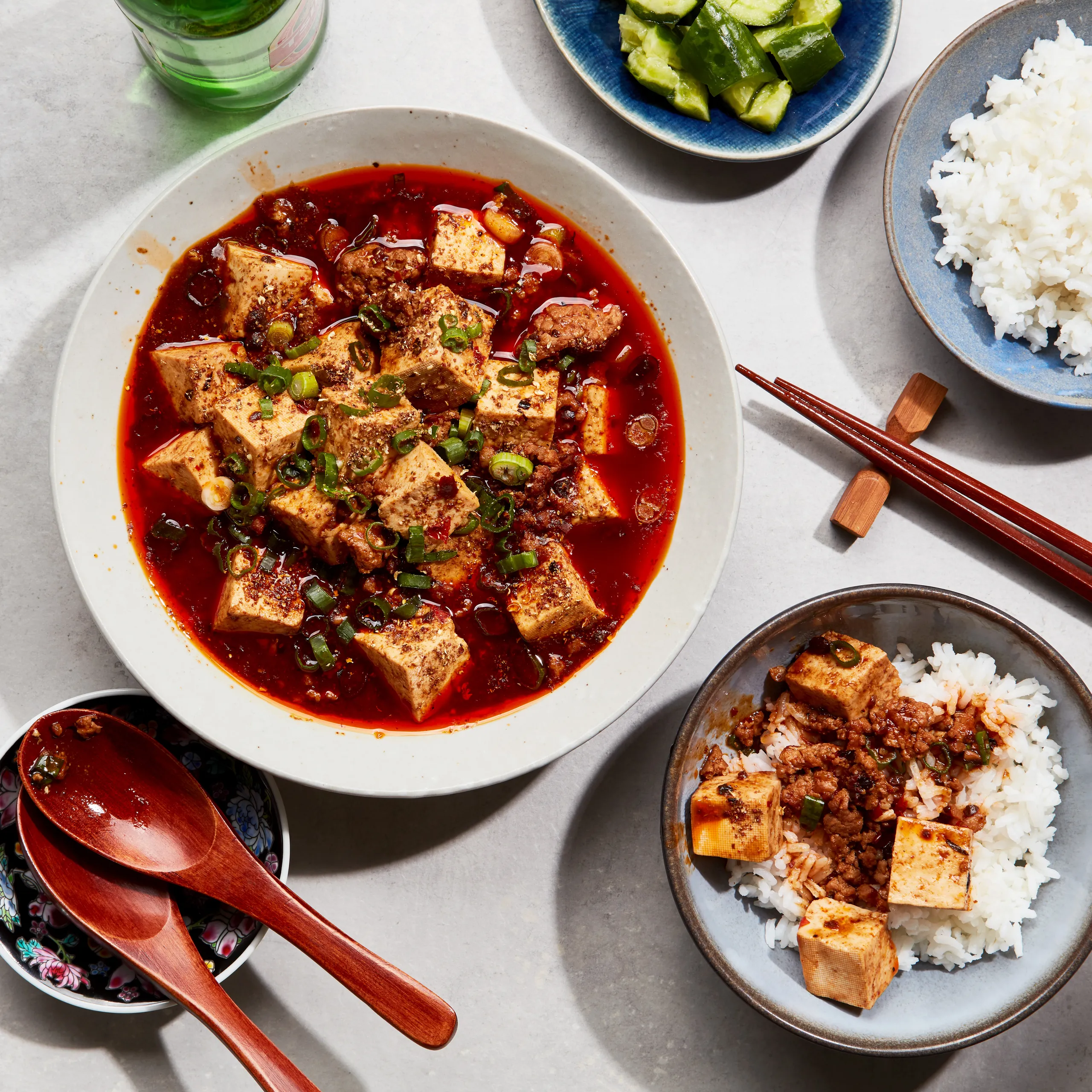 Sichuan-Style Spicy Mapo Tofu Stir Fry