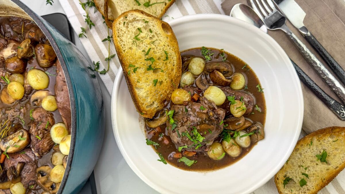 Classic Coq au Vin with Herbs de Provence