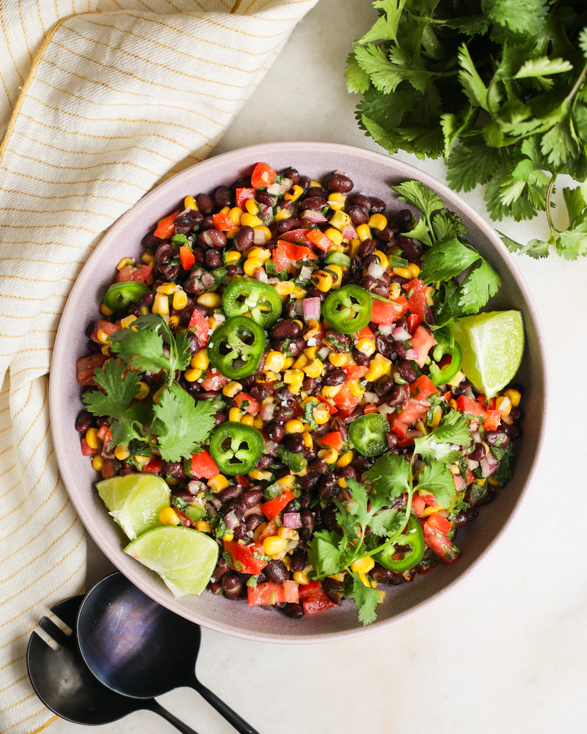 Reisterstown Road-Inspired Sweet Corn and Black Bean Salad
