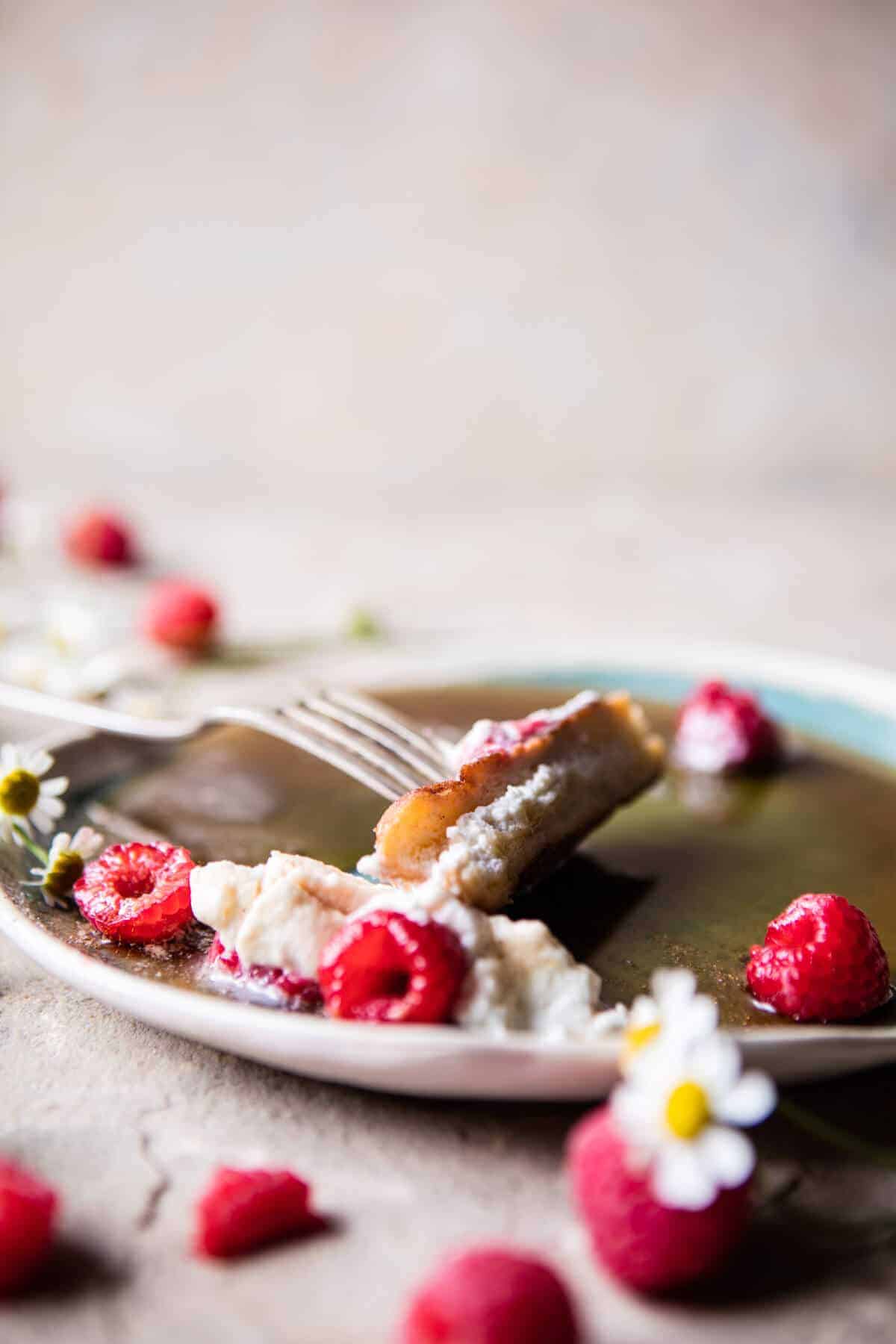 Pistachio and Ricotta Croissant French Toast Bake