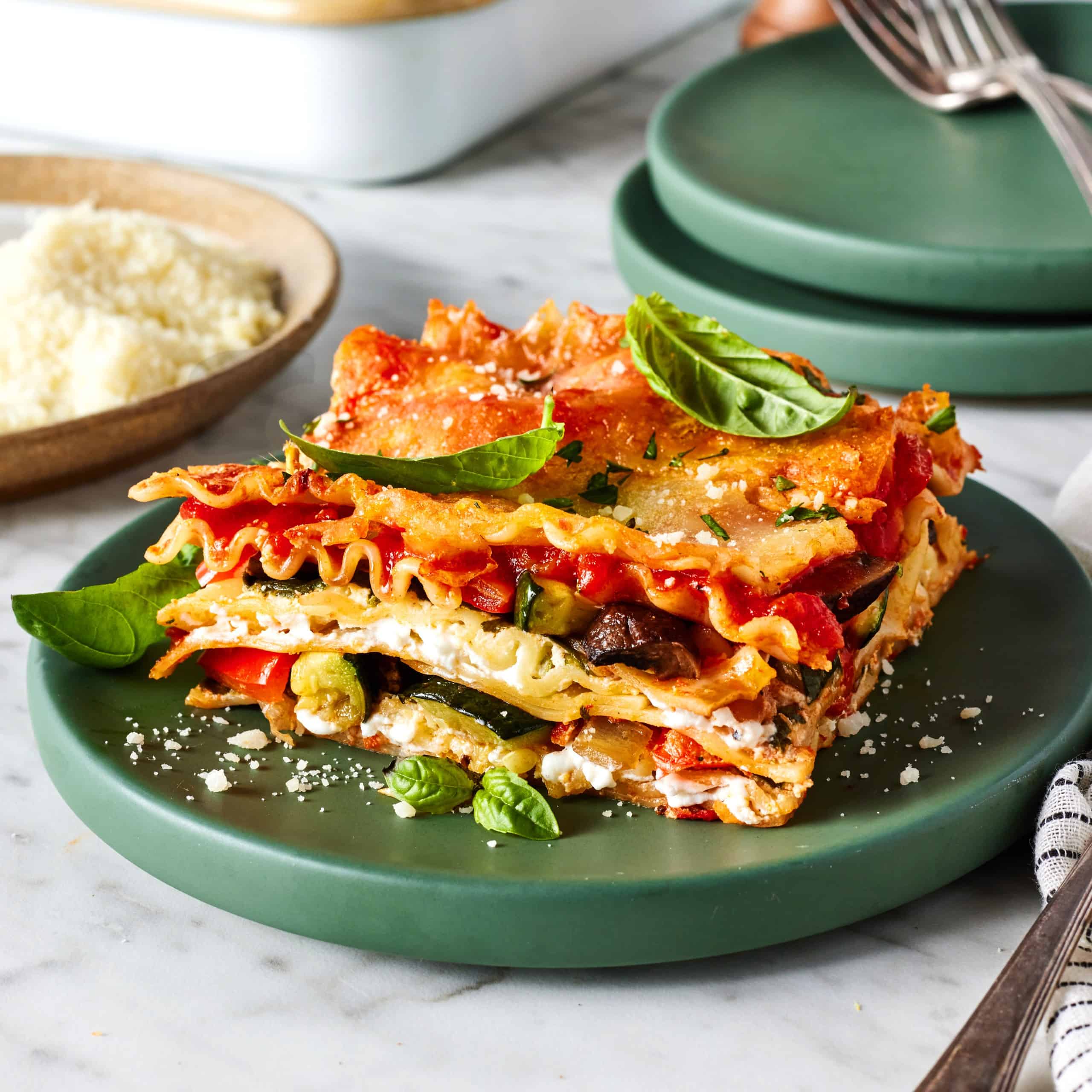 Stacked Microelectronic-Inspired Layered Vegetable Lasagna