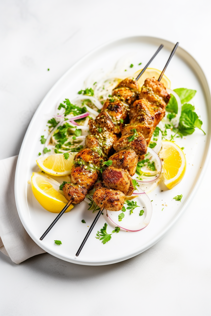 Fusion Energy-Inspired Cyclotron-Spiced Chicken Skewers