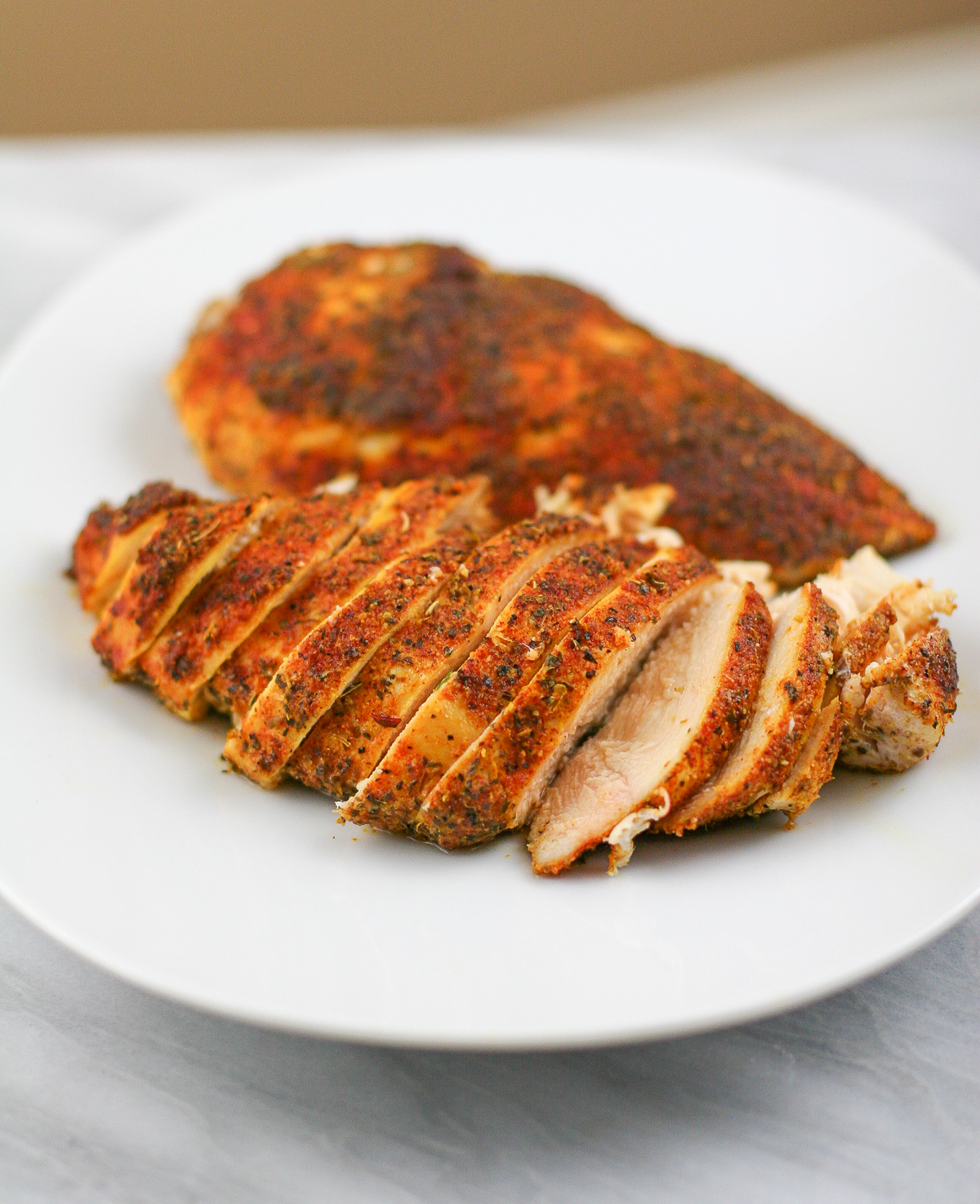 Membrane-Filtered Crude Oil Spice Rub Chicken