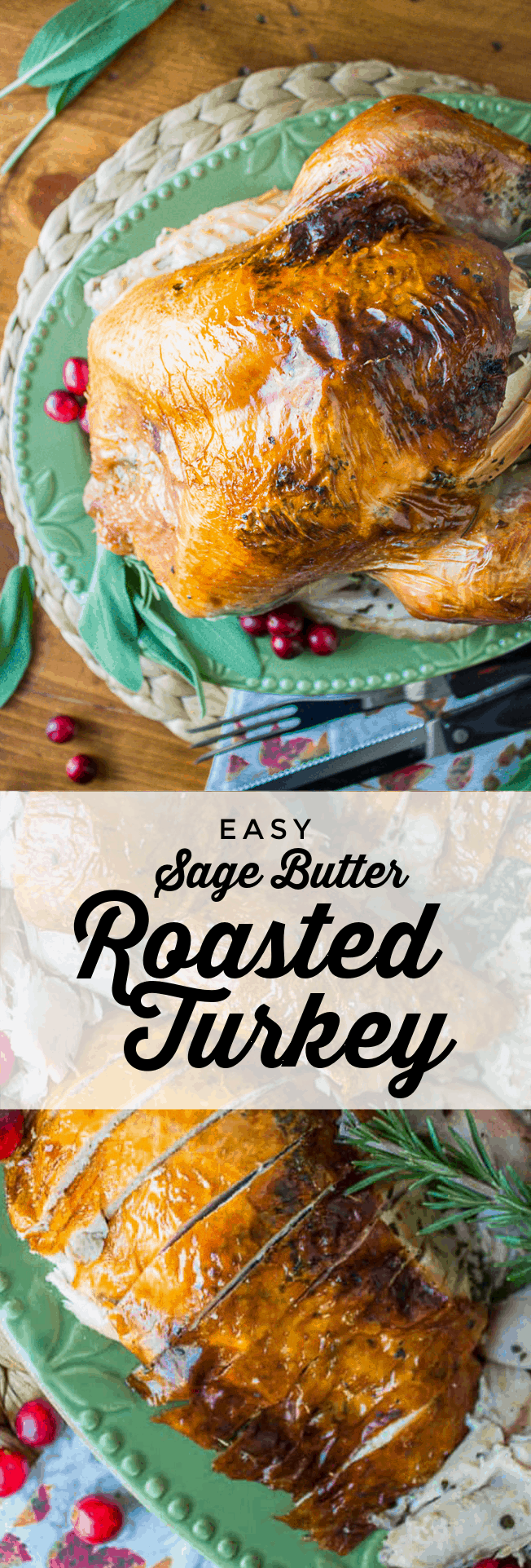 Honey-Glazed Roast Turkey Breast with Sage Butter