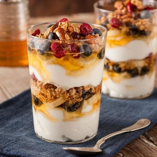 Lemon-Honey Yogurt Parfait with Probiotic Boost