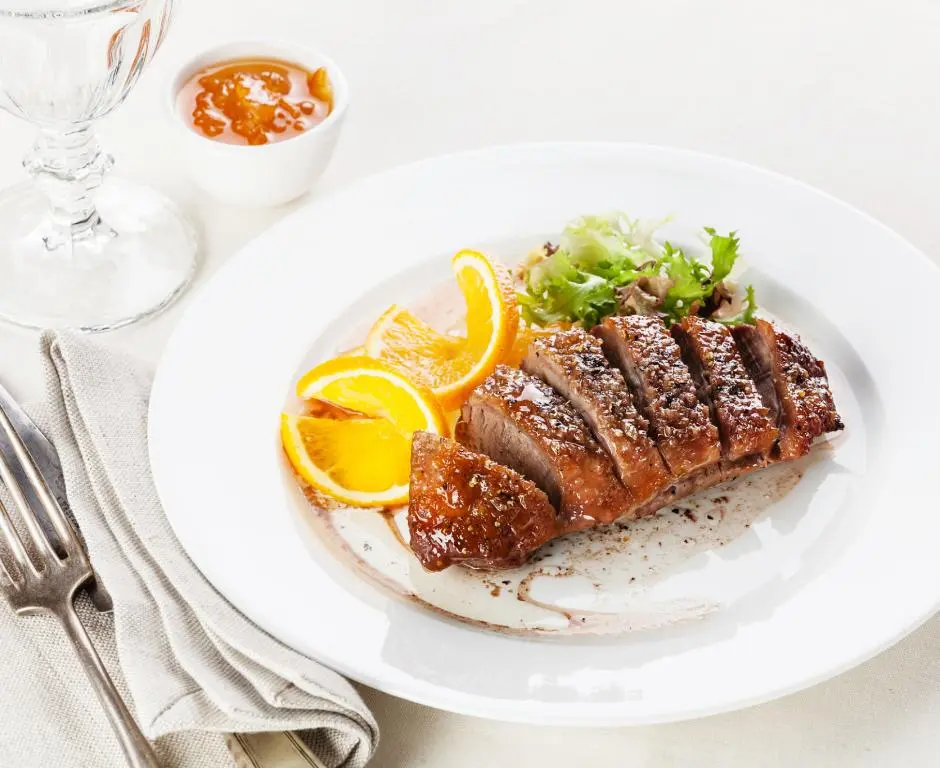 Pan-Seared Duck Breast with Orange and Star Anise Sauce