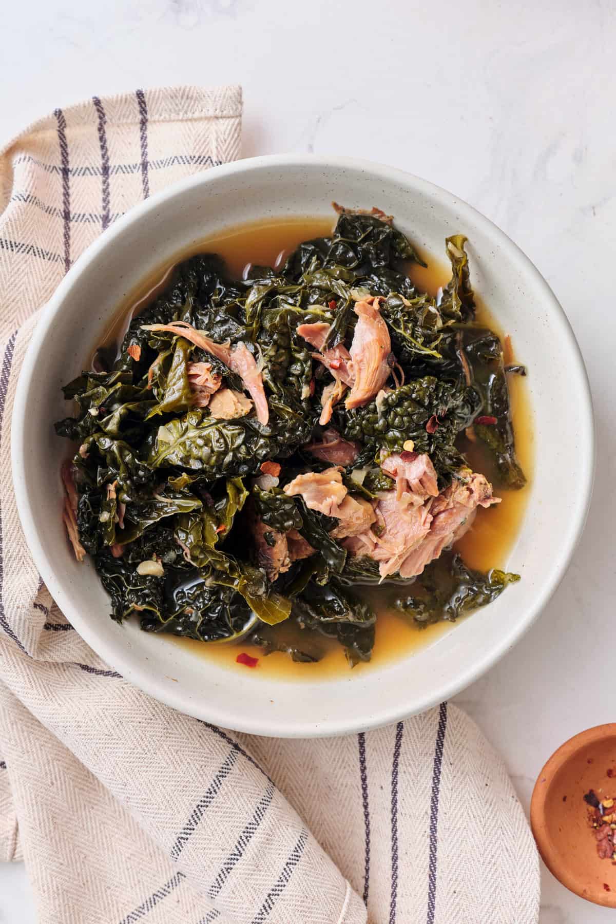 House-Smoked Chicken & Collard Greens