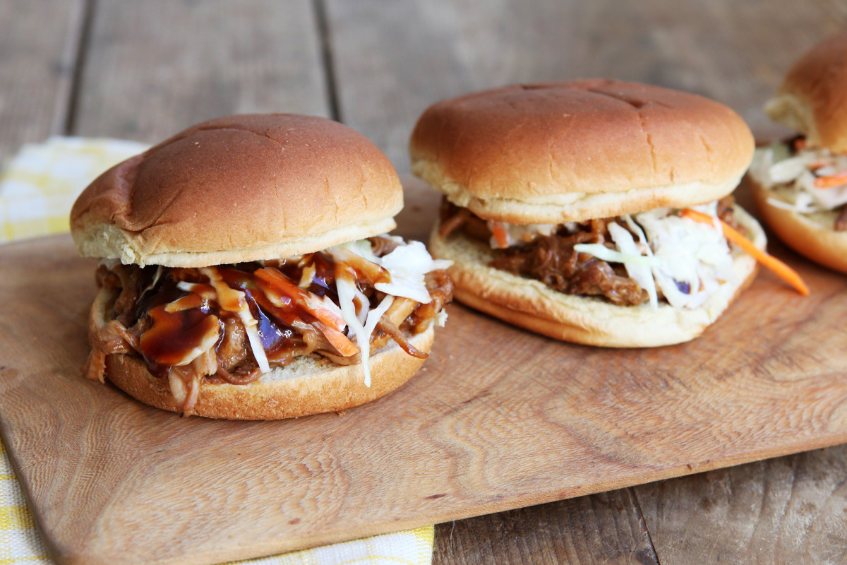 Spiced North Carolina BBQ Pulled Pork Sandwiches