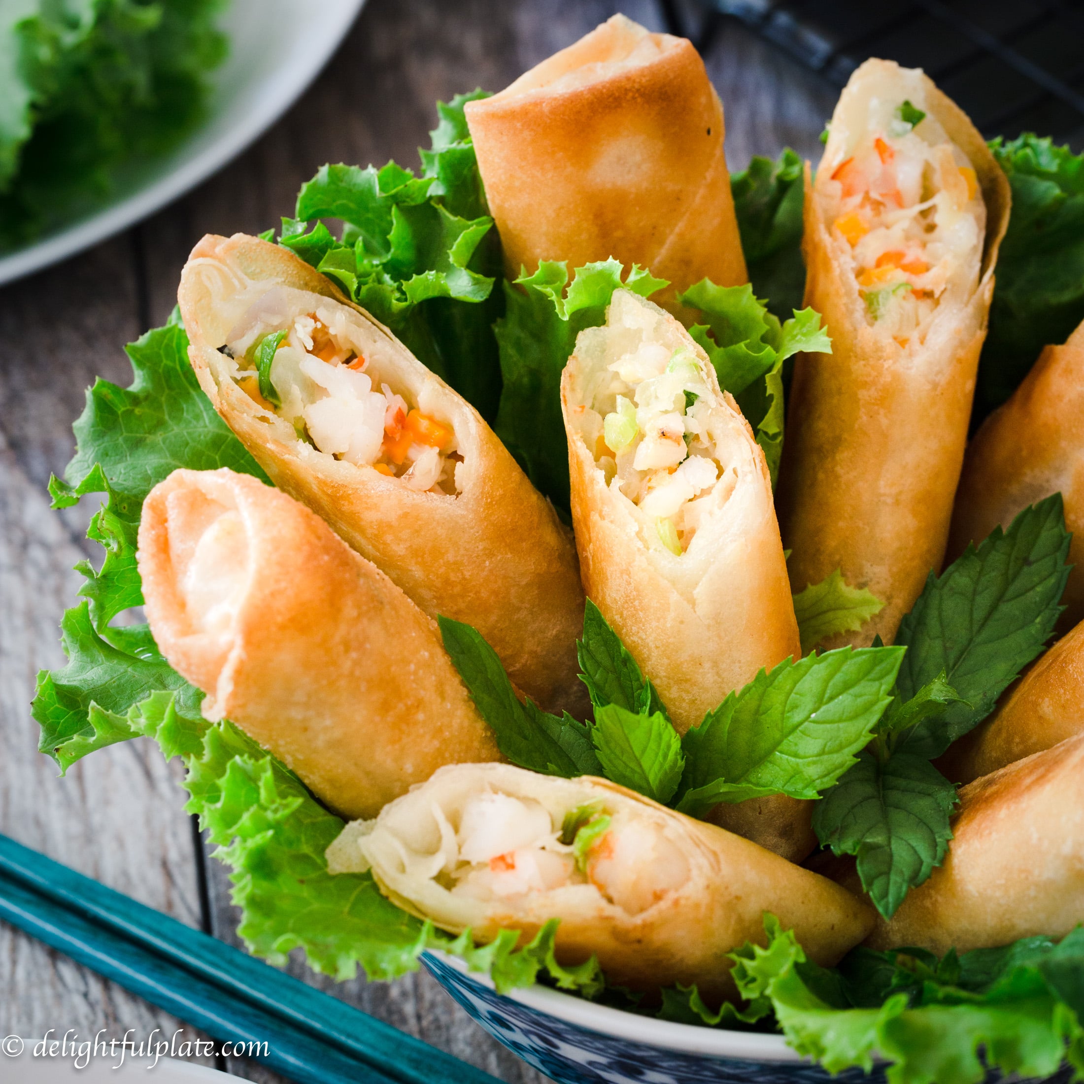 Shrimp and Crab Spicy Mayo Hand Rolls