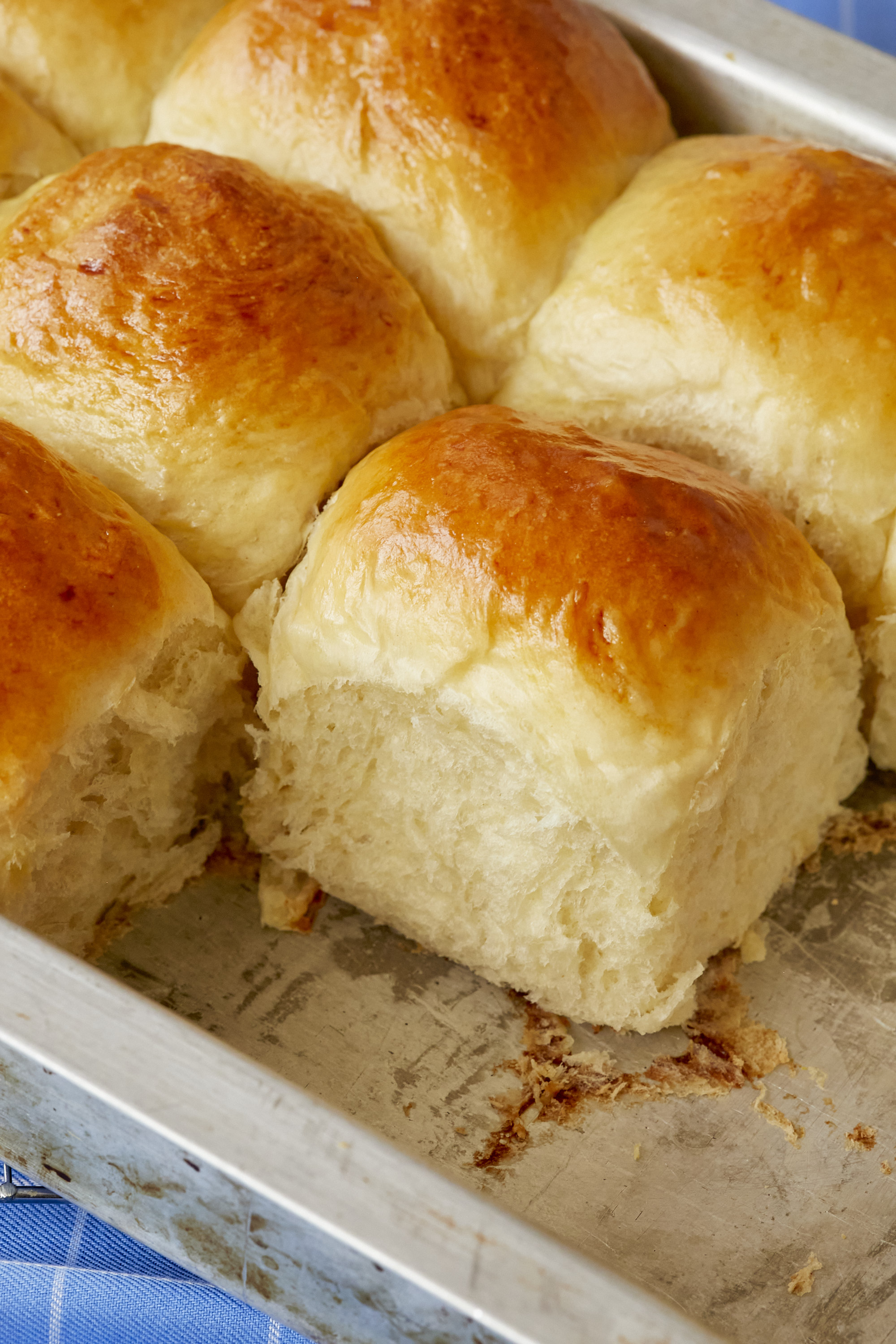Mashed Potato Yeast Rolls with Buttery Glaze