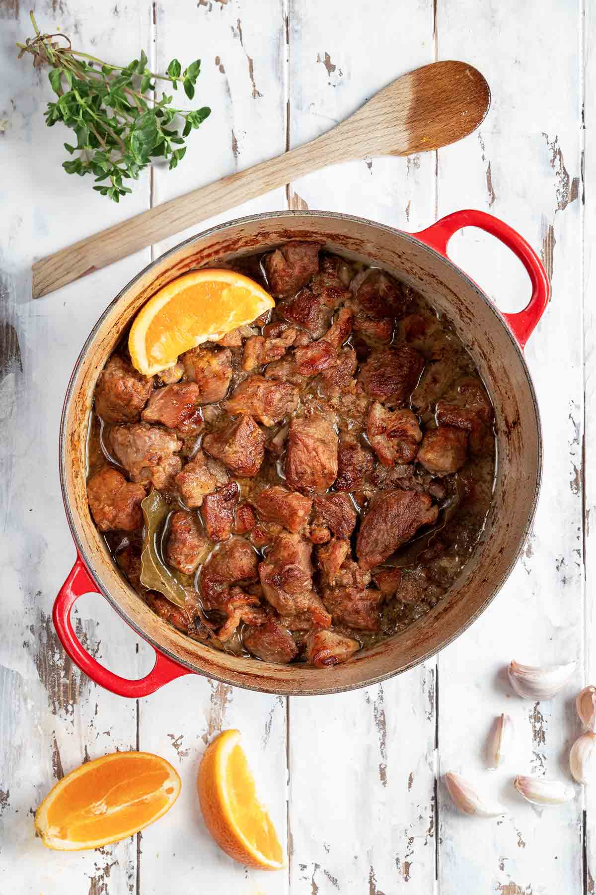 Braised Pork Carnitas with Orange and Cumin