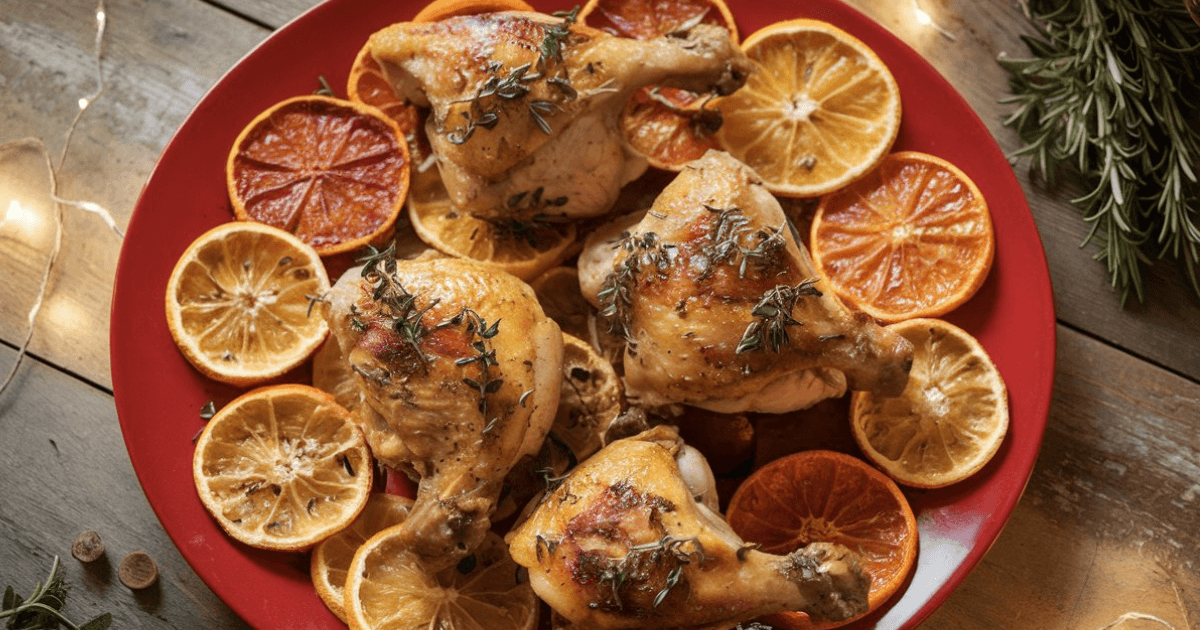 Pan-Seared Chicken with Citrus and Herb Reduction