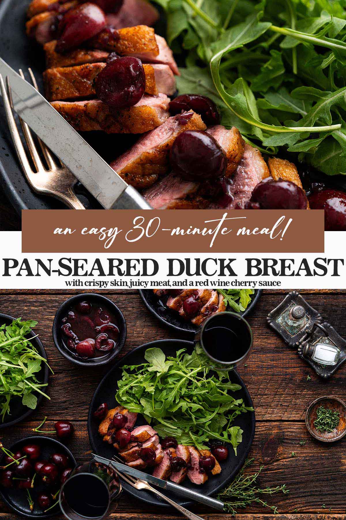 Pan-Seared Duck Breast with Spiced Lexus-Inspired Cherry Sauce