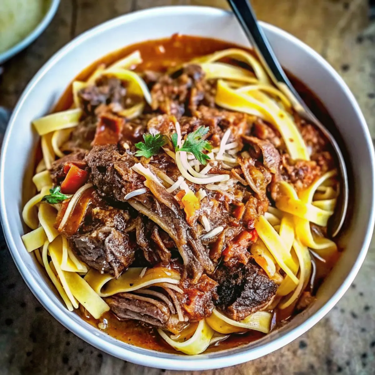 Low-Simmered Beef and Tomato Ragu