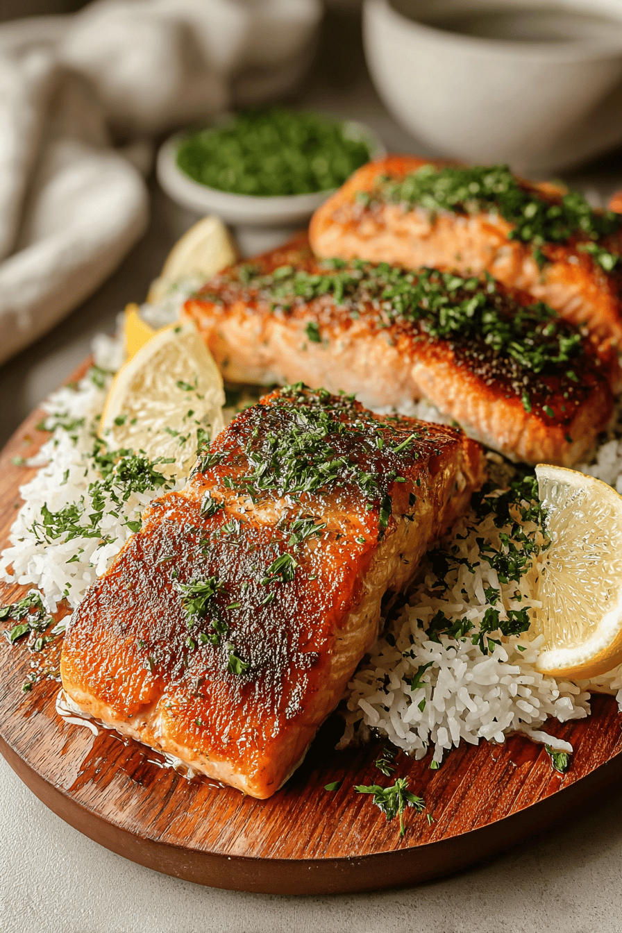 Pan-Seared Salmon with Omega-3 Hemp Seed Pesto