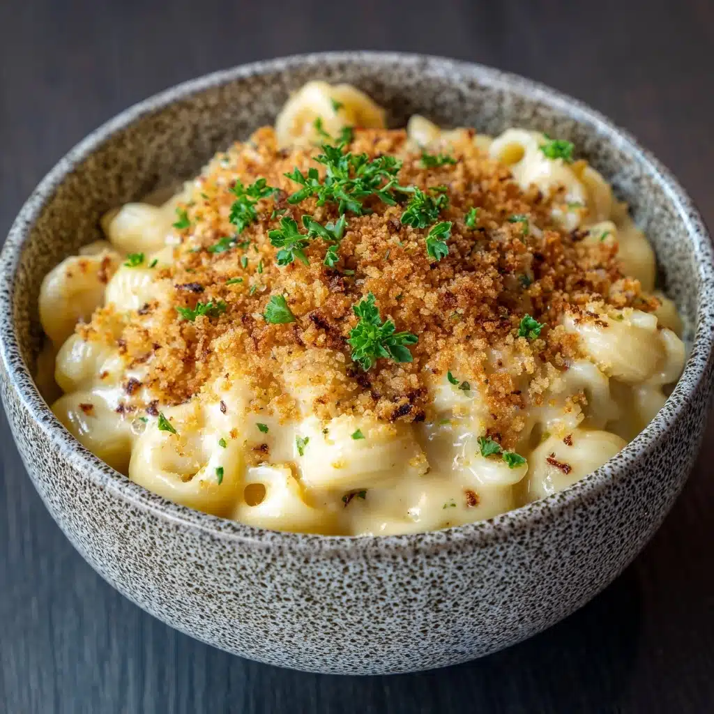 Garlic Parmesan Mac and Cheese