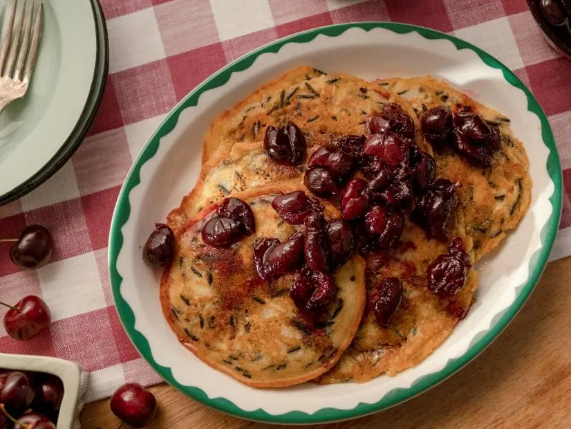 Pan-Seared Pancakes with Seasonal Fruit Compote