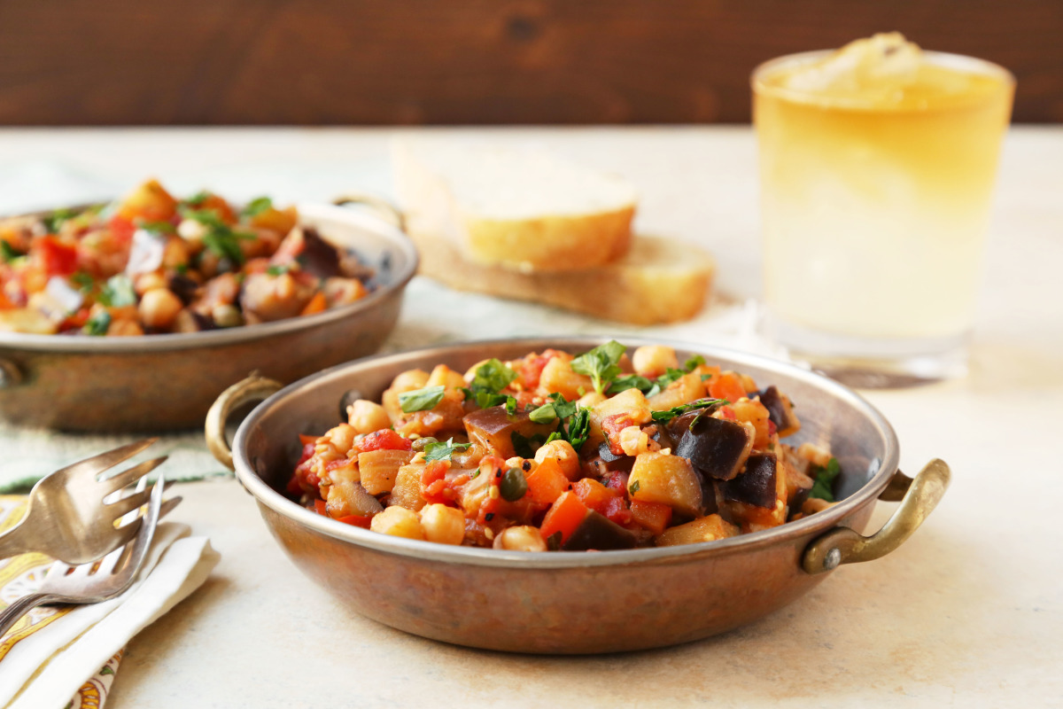 Slow-Simmered Lamb with Tomato and Eggplant Ragout