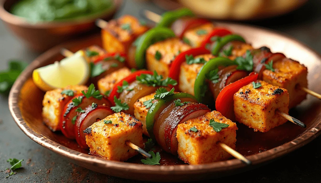 Butter Paneer Tikka with Tandoori Roti