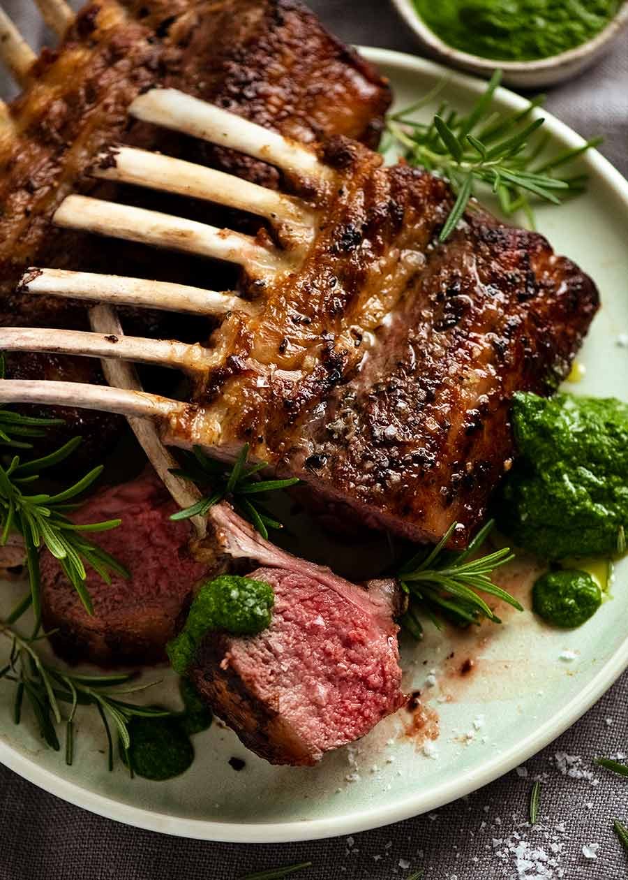Baked Lamb with Garlic and Rosemary