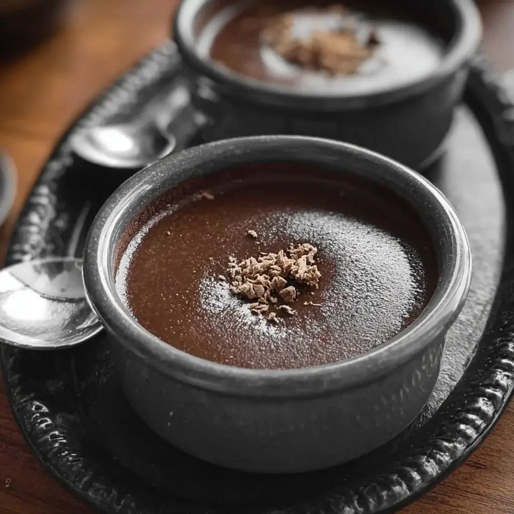 Cinnamon-Spiced Mexican Chocolate Pots de Crème