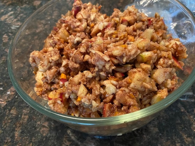 Simmered Charoset with Apples, Nuts, and Spices
