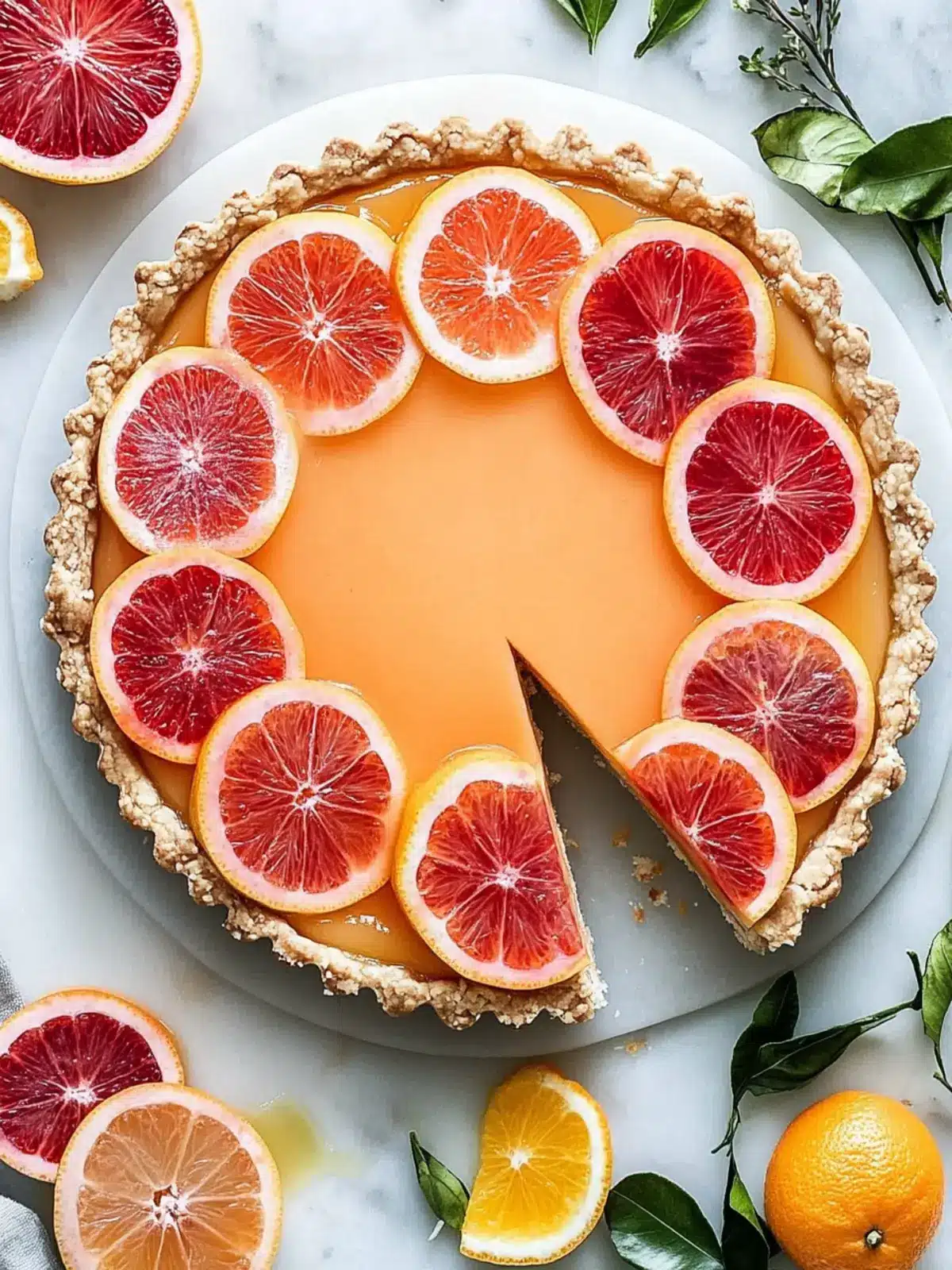 Aperol Citrus Tart