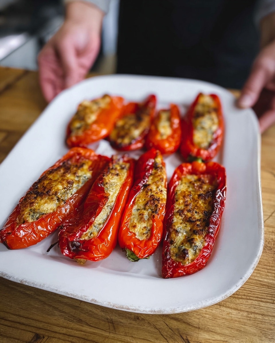 Oven-Baked Greek Stuffed Peppers with Feta and Herbs