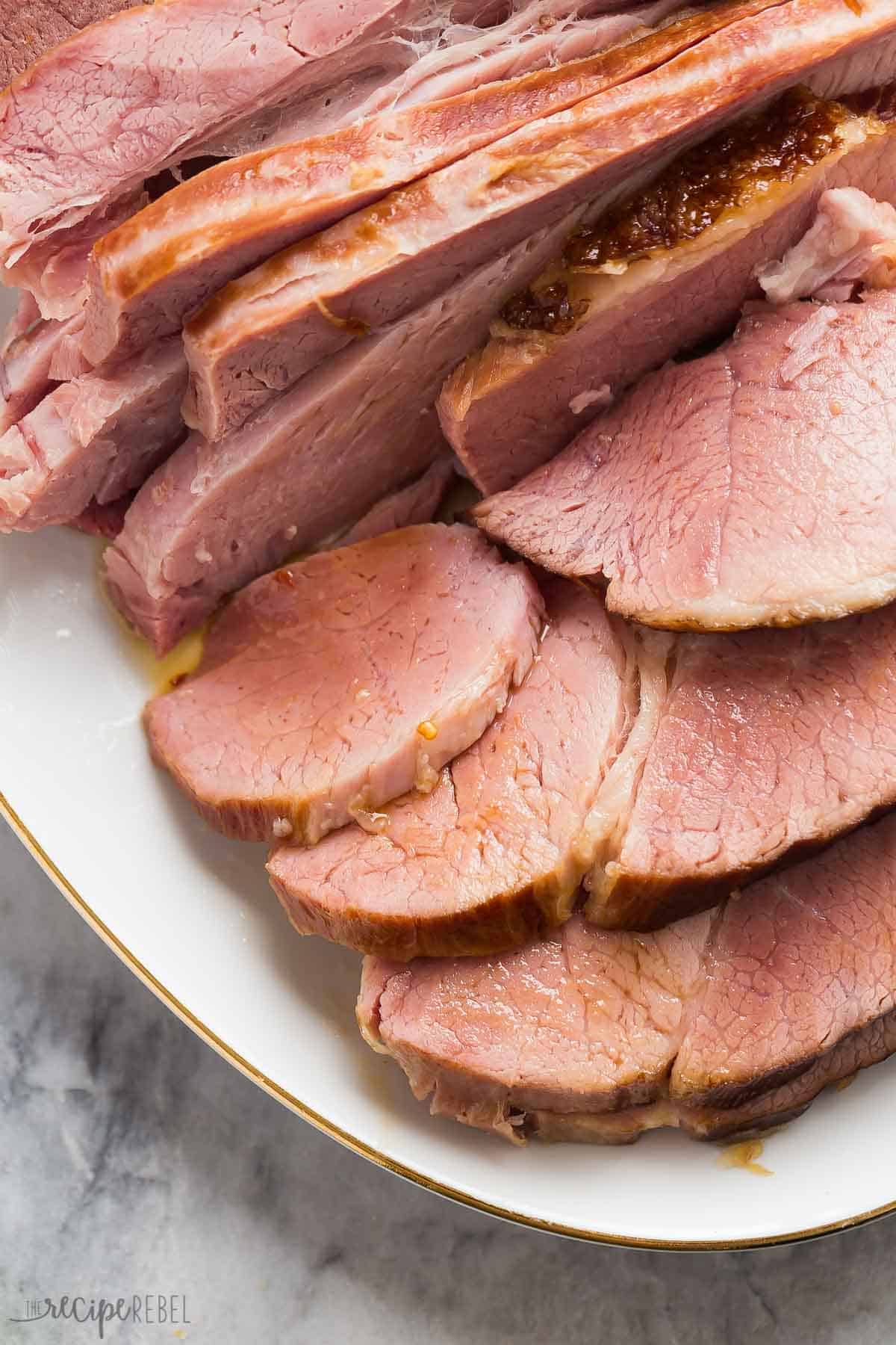 Instant Pot Ham with Maple-Mustard Glaze