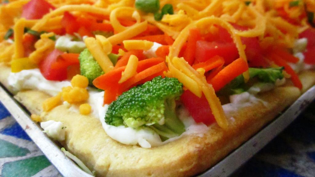 Spring Quattro Vegetable Pizza