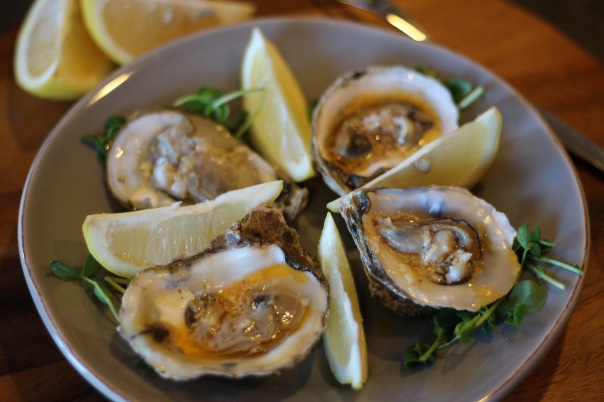 Char-Grilled Oysters with Herb Butter and Smoked Paprika