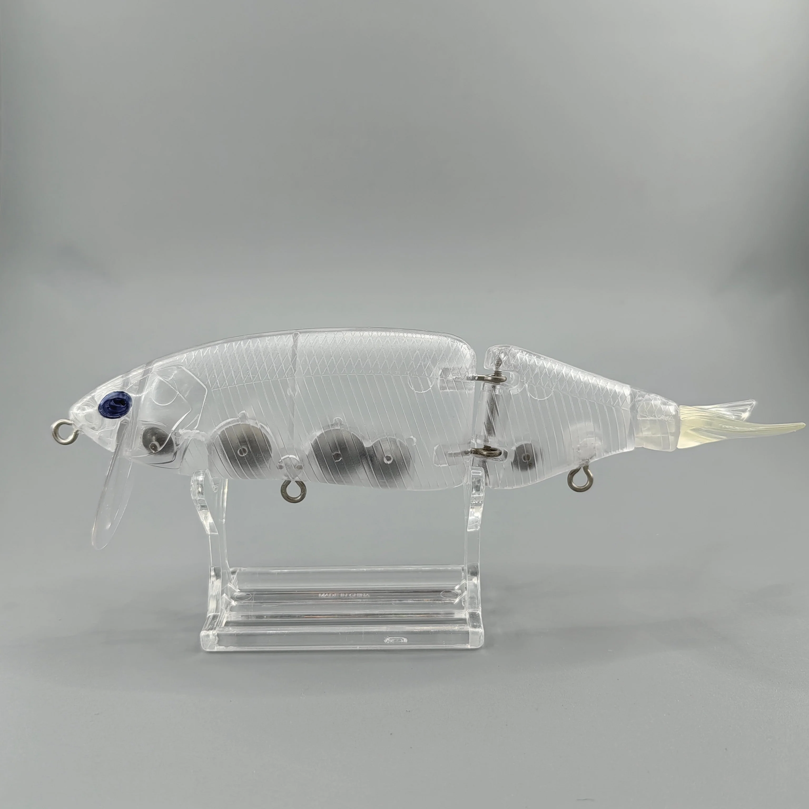 Custom Spinnerbait Lure with Painted Blanks and Skirt Assembly