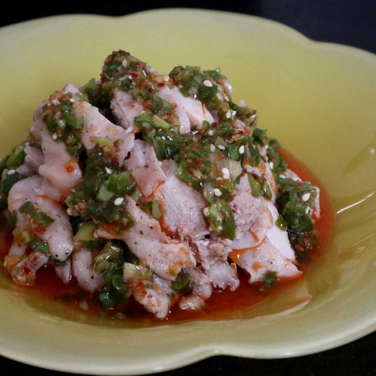 Pan-Seared Chicken with Ginger-Scallion Sauce